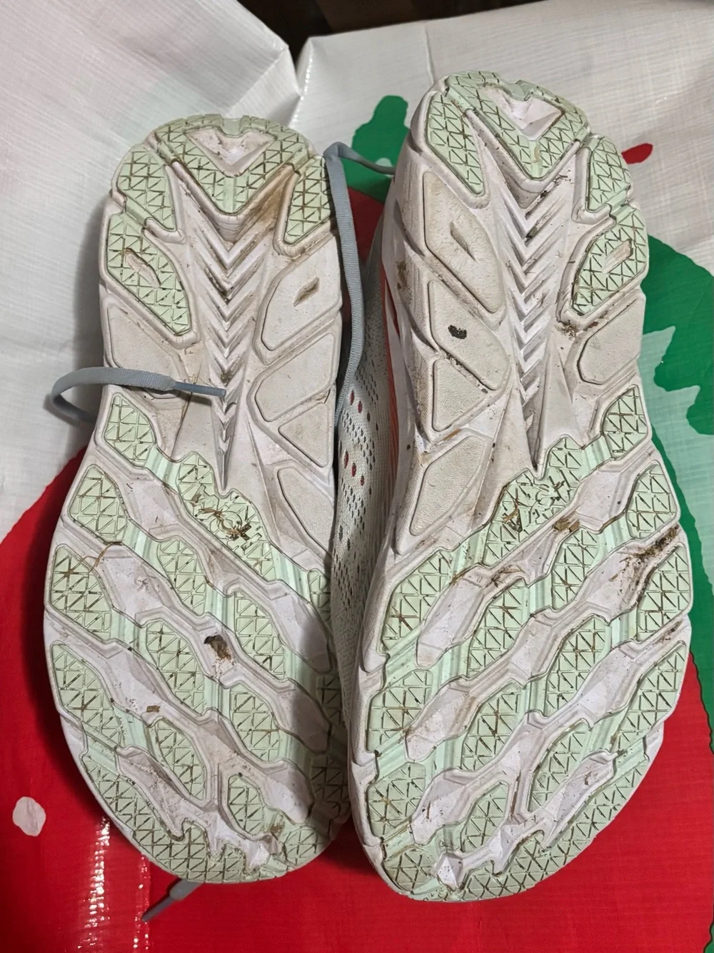 Hoka One One light gray
